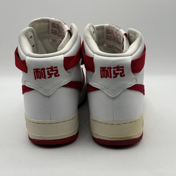 Nike Air Force 1 High NAI-KE White Univ Red 2015 Size 9 - Picture 8 of 16
